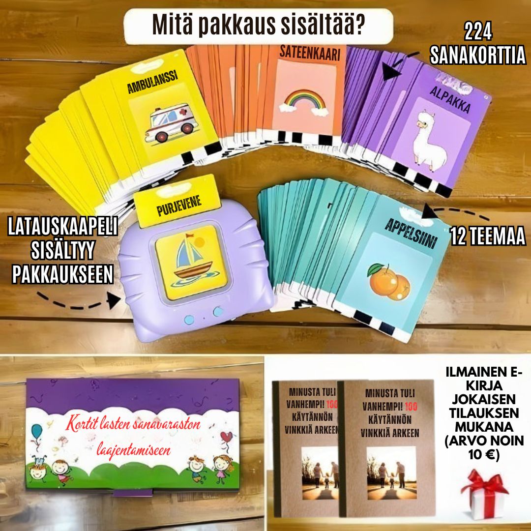 KinderSpeech – Kortit puheen kehityksen tueksi